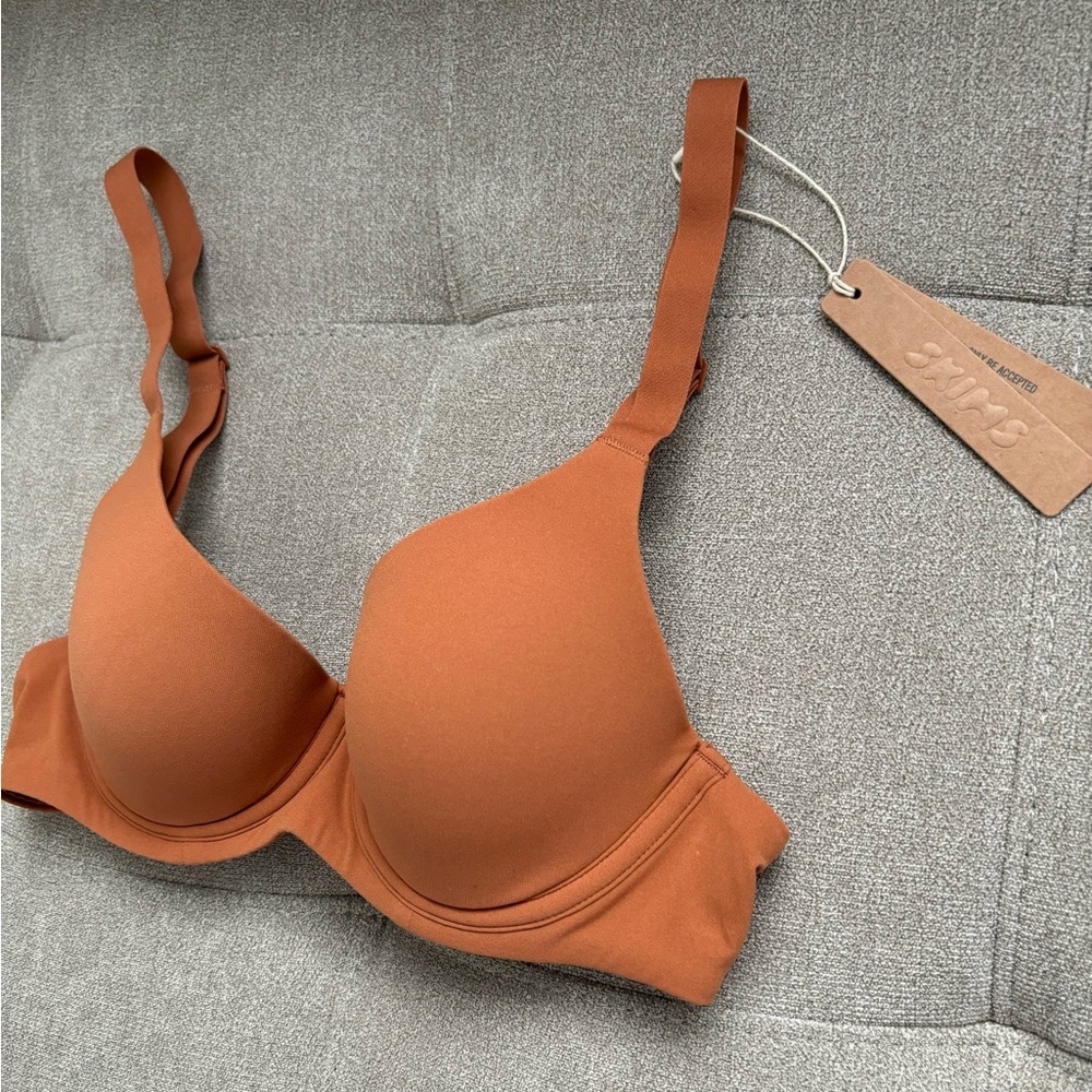 Skims Fits Everybody Full Coverage Bra Bronze - Picture 5 of 8